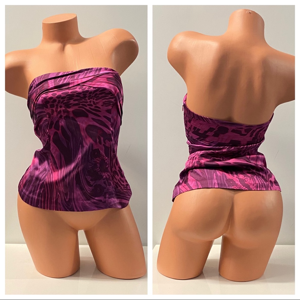 Arden B Purple Strapless Too